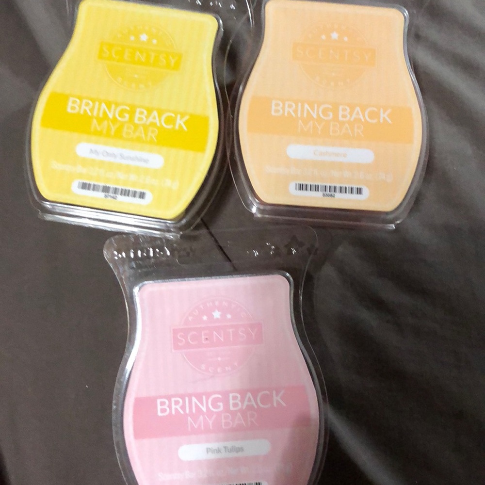 Scentsy Wax Bars 3 pack of Bring back my bars